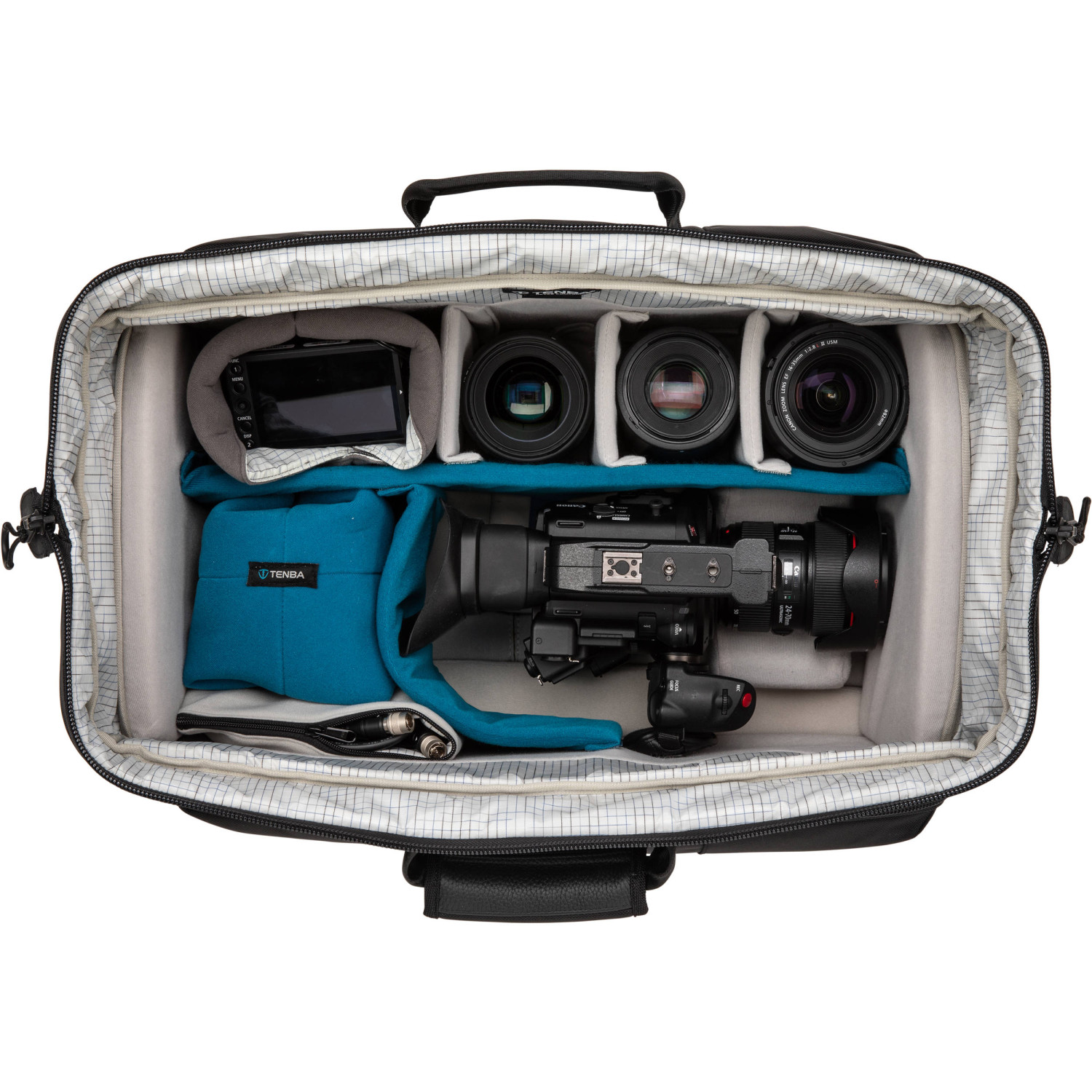 Tenba Cineluxe Roller 24 Black | Torba na kołach do kamer wideo aparatów wew. 28x53x23cm Tenba - 4