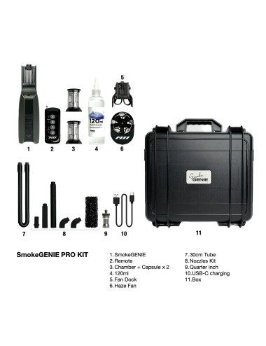 PMI SmokeGENIE Professional Kit | Mobilna ręczna wytwornica dymu do wideo i fotografii PMI Gear - 5