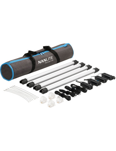 Nanlite Pavotube II 15C 4-Kit | Zestaw 4 mieczy świetlnych, tub LED, RGBWW, 0.7m, 60W, DMX, 2700K-7500K Nanlite - 1