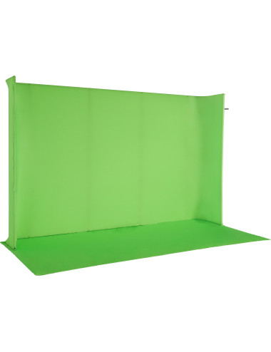 Nanlite LG-3522U U-Frame Green Screen Kit | Tło 3.5x2.2m z ramą Chromakey Green do kluczowania Nanlite - 3