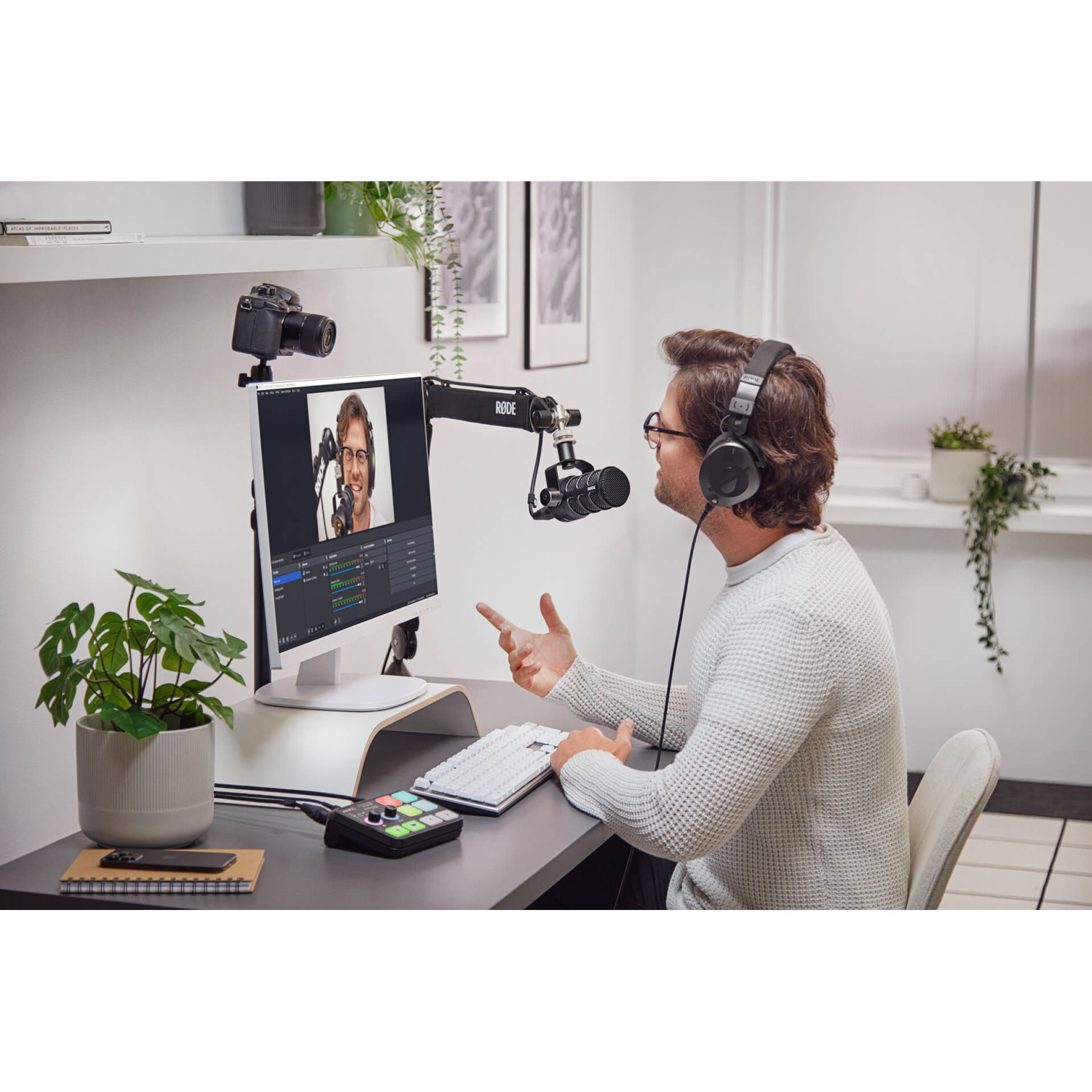 Rode PodMic USB | Mikrofon dynamiczny do podcastów, streamingu, USB-C, XLR Rode - 8