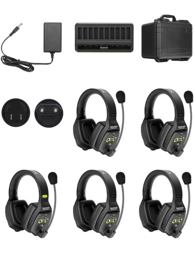 Saramonic WiTalk WT5D | Bezprzewodowy system interkomowy, Full-duplex, komunikacja dwukierunkowa, odległość 400m, 1.9 GHz Saramo