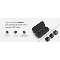 Saramonic Blink900 B2 (RX + TX + TX) | Zestaw do bezprzewodowej transmisji dźwięku, etui ładujące Saramonic - 4