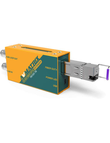 AVMATRIX FE1121 3G-SDI | Przedłużacz SDI przez światłowód, odległość do 20km AVMATRIX - 6