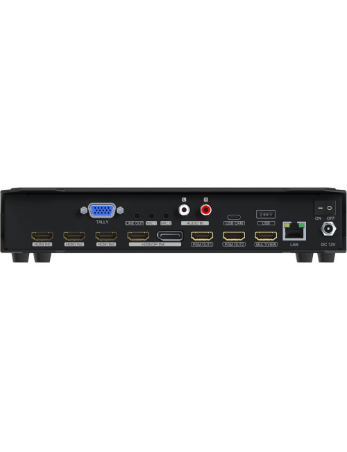 AVMATRIX HVS0401E | Mikser wideo FullHD, 4-kanałowy, 4x HDMI, 1x DisplayPort, streaming USB/LAN AVMATRIX - 2