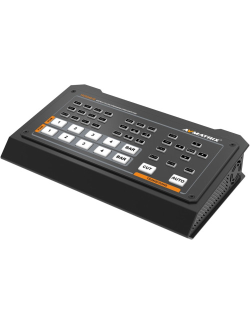 AVMATRIX HVS0401E | Mikser wideo FullHD, 4-kanałowy, 4x HDMI, 1x DisplayPort, streaming USB/LAN AVMATRIX - 5