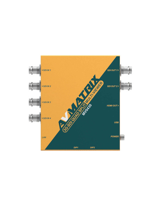 AVMATRIX MV0430 | 4-kanałowy Multiviewer SDI, HDMI/SDI Output AVMATRIX - 4