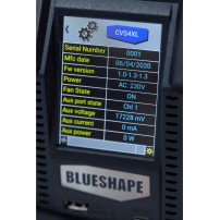 Blueshape CVS4XL | 4-kanałowa ładowarka akumulatorów V-Mount, adapter zasilania stałego, diagnostyka baterii Blueshape - 9