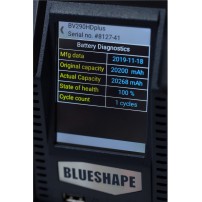 Blueshape CVS4XL | 4-kanałowa ładowarka akumulatorów V-Mount, adapter zasilania stałego, diagnostyka baterii Blueshape - 10