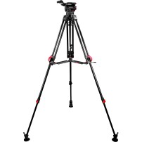 Cartoni Focus 10 Red Lock System MS (KF10-RLM) | Aluminiowy statyw wideo z głowicą, udźwig do 12 kg, wysokość do 167 cm Cartoni 