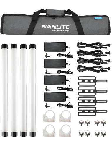 Nanlite PavoTube II 15XR 4-Kit | 4 Lampy tubowe, miecze świetlne, RGBWW, 0.6 m, 35W, DMX, 2700K-12000K Nanlite - 1