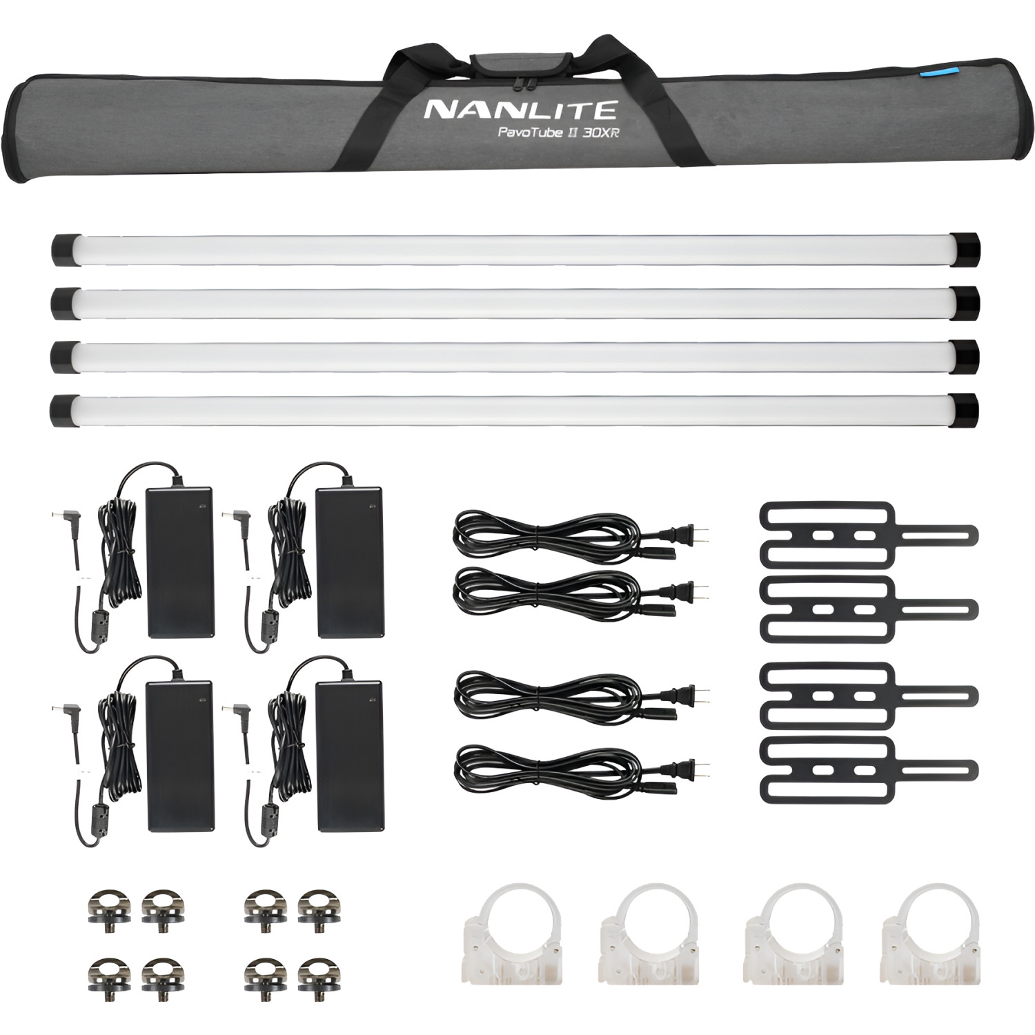 Nanlite PavoTube II 30XR 4-Kit | 4 Lampy tubowe, miecze świetlne, RGBWW, 1m, 70W, DMX, 2700K-12000K Nanlite - 1