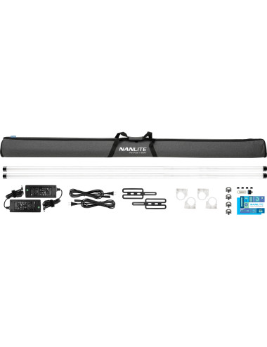 Nanlite PavoTube II 60XR 2-Kit | 2 Lampy tubowe, miecze świetlne, RGBWW, 2.2m, 100W, DMX, 2700K-12000K Nanlite - 1