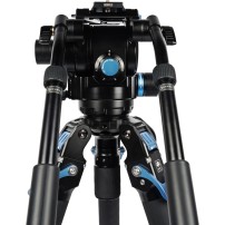 Sirui Pro Video Tripod Kit Rapid SVT-75 Pro + Fluid Head SVH15 | Carbonowy statyw wideo z głowicą, udźwig 25 kg, wys. 153 cm Sir