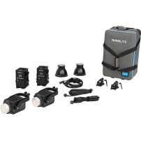Nanlite Forza 300 II 2-Kit | Zestaw 2 lamp studyjnych z walizką, 2x 350W, 5600K, Wi-Fi, Bluetooth, DMX Nanlite - 1
