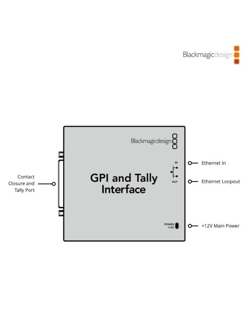 Blackmagic Design GPI and Tally Interface | Moduł Tally dla mikserów Blackmagic Design ATEM Blackmagic Design - 5