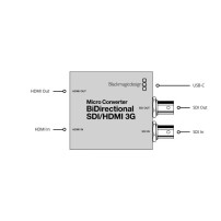 Blackmagic Design Micro Converter BiDirectional SDI/HDMI 3G wPSU | Dwukierunkowy konwerter 3G-SDI na HDMI z zasilaczem Blackmagi