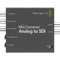 Blackmagic Design Mini Converter Analog to SDI | Konwerter sygnałów analogowych HD/SD Component, NTSC, PAL, S-Video na SDI Black