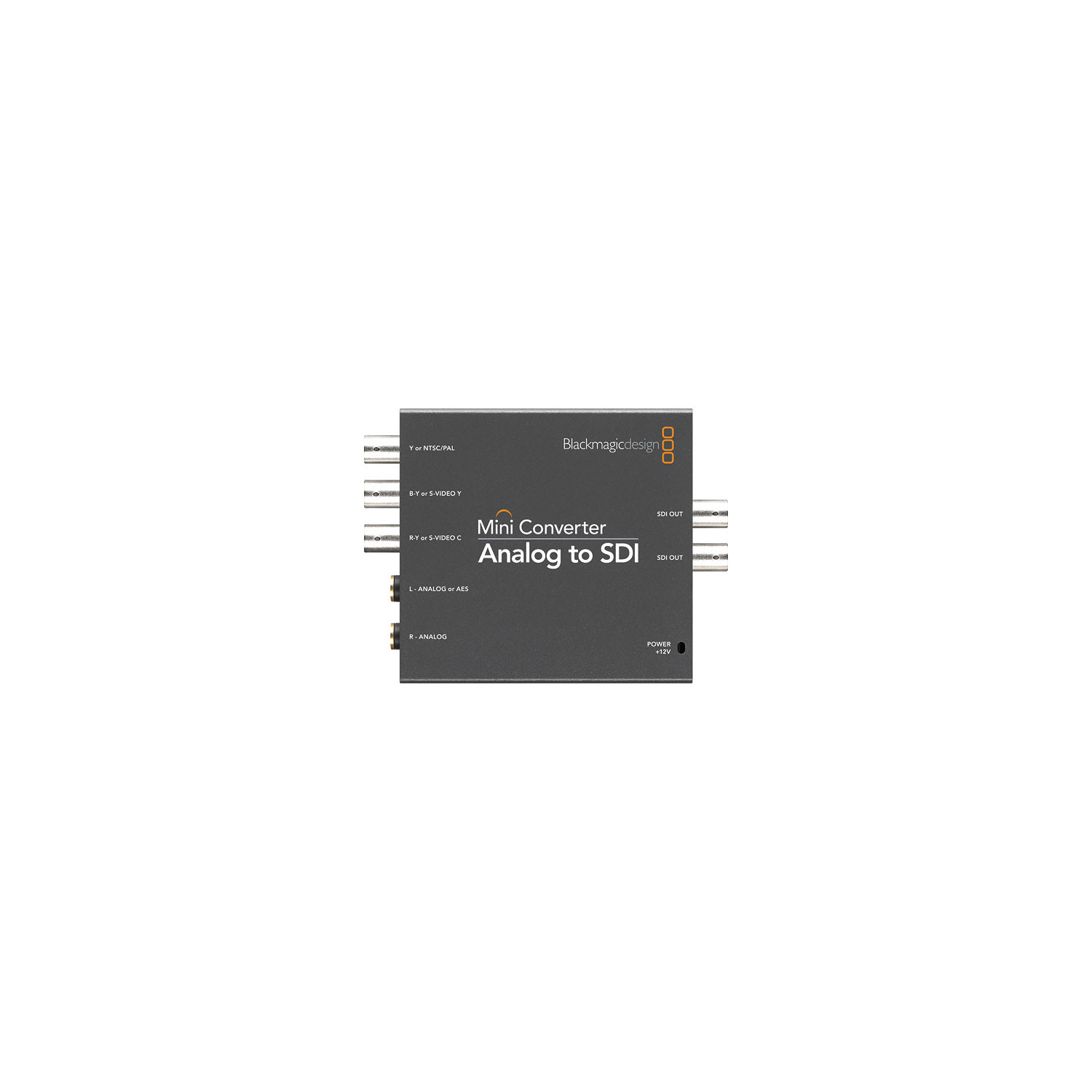 Blackmagic Design Mini Converter Analog to SDI | Konwerter sygnałów analogowych HD/SD Component, NTSC, PAL, S-Video na SDI Black