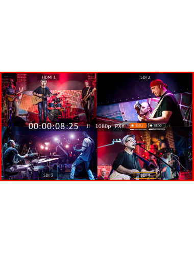 Datavideo HDR-80 | Wielokanałowy rejestrator wideo ProRes 4K Datavideo - 6