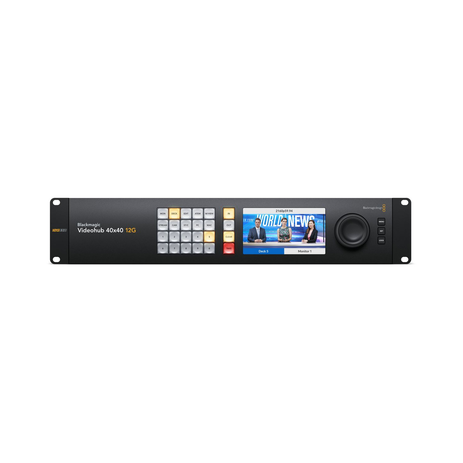 Blackmagic Design Videohub 40x40 12G | Router wideo, monitoring, złącza 12G-SDI Blackmagic Design - 1