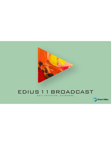 EDIUS 11 Broadcast | Profesjonalne oprogramowanie do edycji materiału audio-wideo, wersja cyfrowa (licencja) Grass Valley - 1