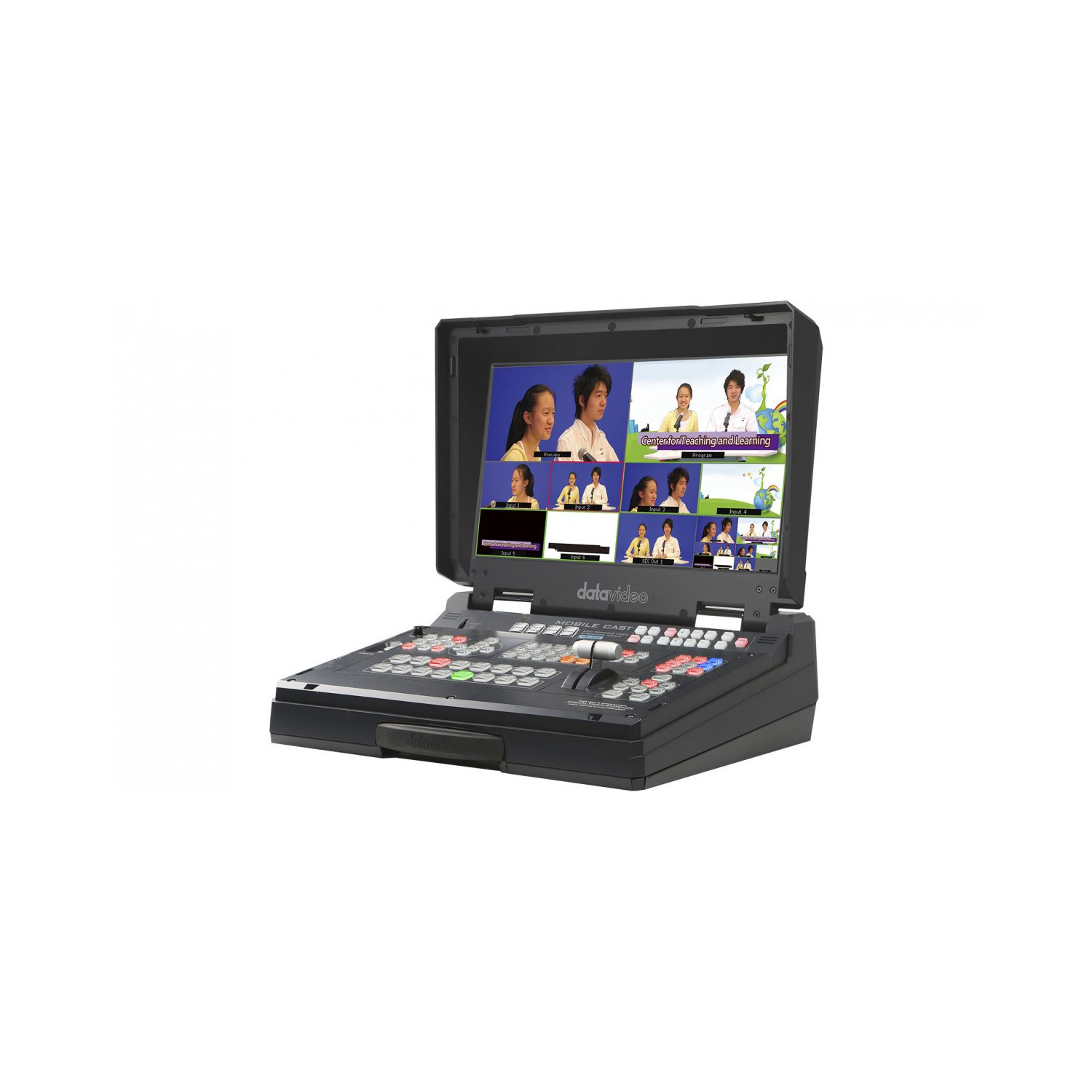 Datavideo HS-1300 | 6-kanałowy mikser wideo z możliwością streamingu, rejestracji i wbudowanym ekranem 17" Datavideo - 4