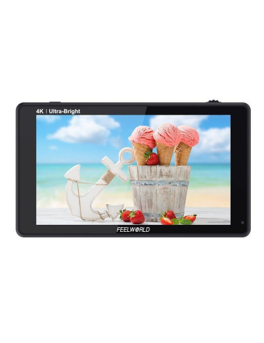 Feelworld LUT6S | Monitor podglądowy 6", SDI, 4K HDMI, dotykowy, jasność 2600 cd/m2 Feelworld - 1