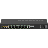 Netgear AV Line M4250-26G4F-PoE+ (GSM4230P-100EUS) | Zarządzalny switch internetowy 300W, 24x1G PoE+, 2x1G, 4x SFP Netgear - 1