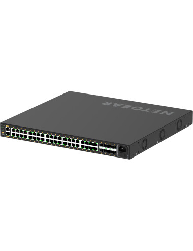 Netgear AV Line M4250-40G8F-PoE+ (GSM4248P-100EUS) | Zarządzalny switch internetowy 480W, 40x1G PoE+, 8xSFP Netgear - 8
