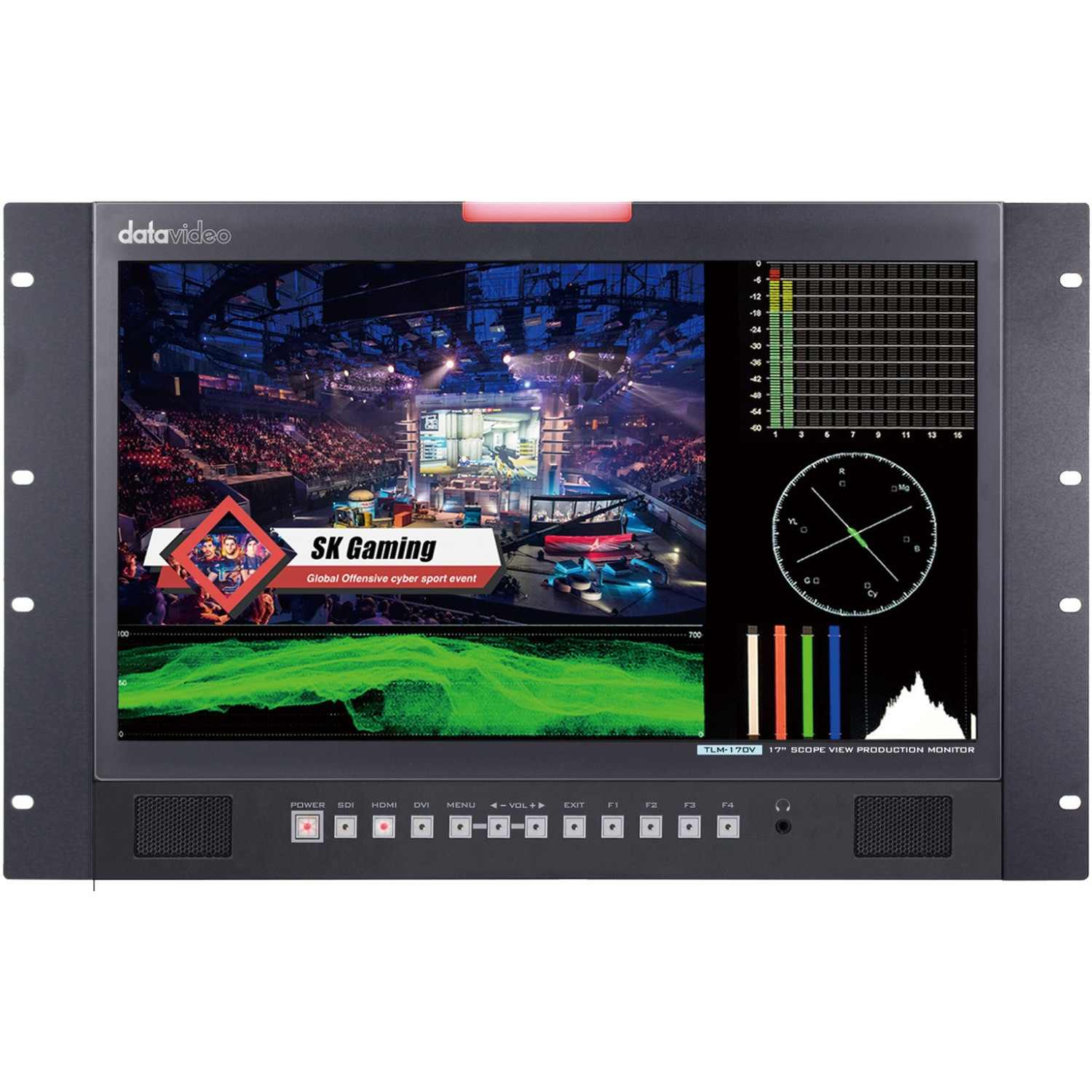 Datavideo TLM-170VR | Monitor podglądowy, reżyserski 17.3", SDI, HDMI Datavideo - 1