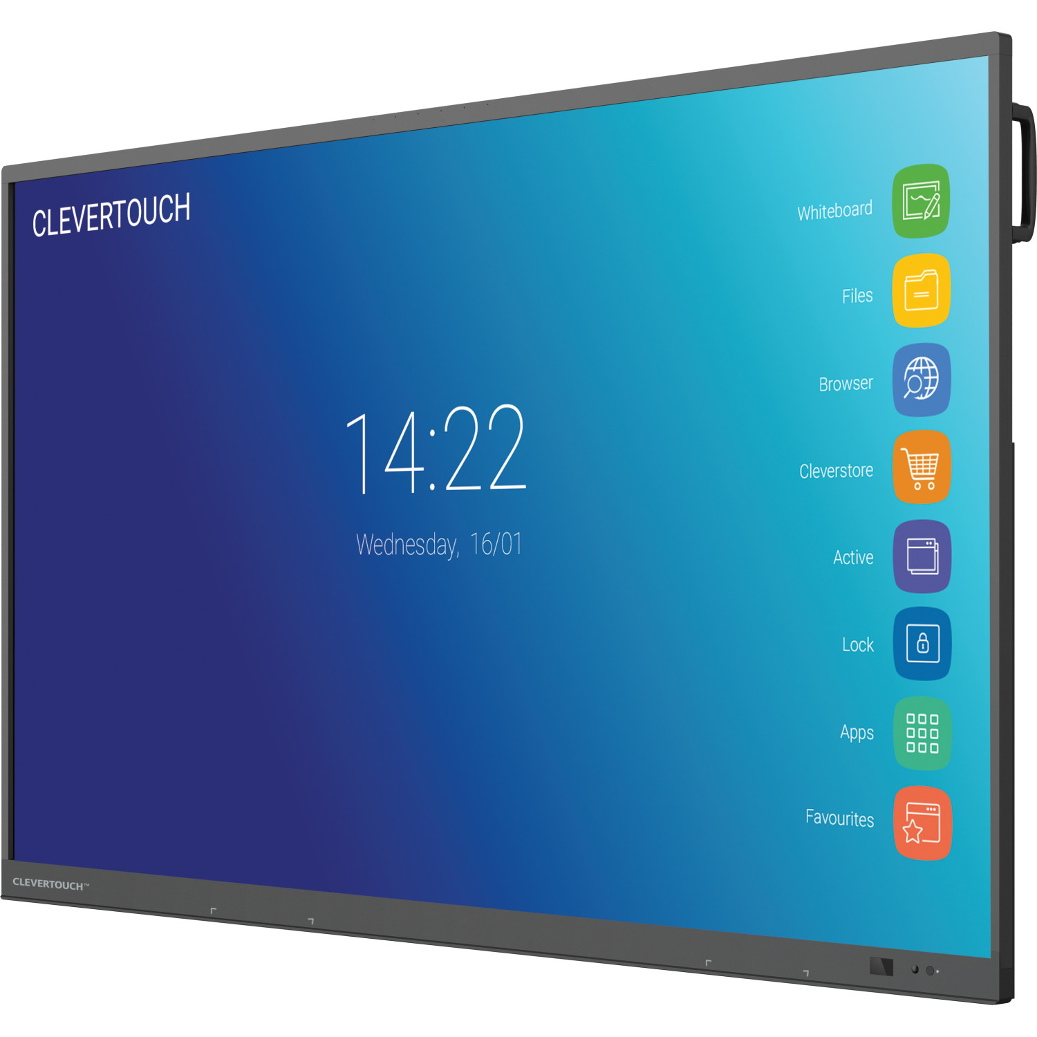 Clevertouch IMPACT Plus2 65" | Dotykowy monitor interaktywny 4K, Android 11, Microsoft 365, WiFi, 400 cd/m2 Clevertouch - 2