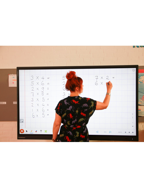 Clevertouch IMPACT Plus2 65" | Dotykowy monitor interaktywny 4K, Android 11, Microsoft 365, WiFi, 400 cd/m2 Clevertouch - 4