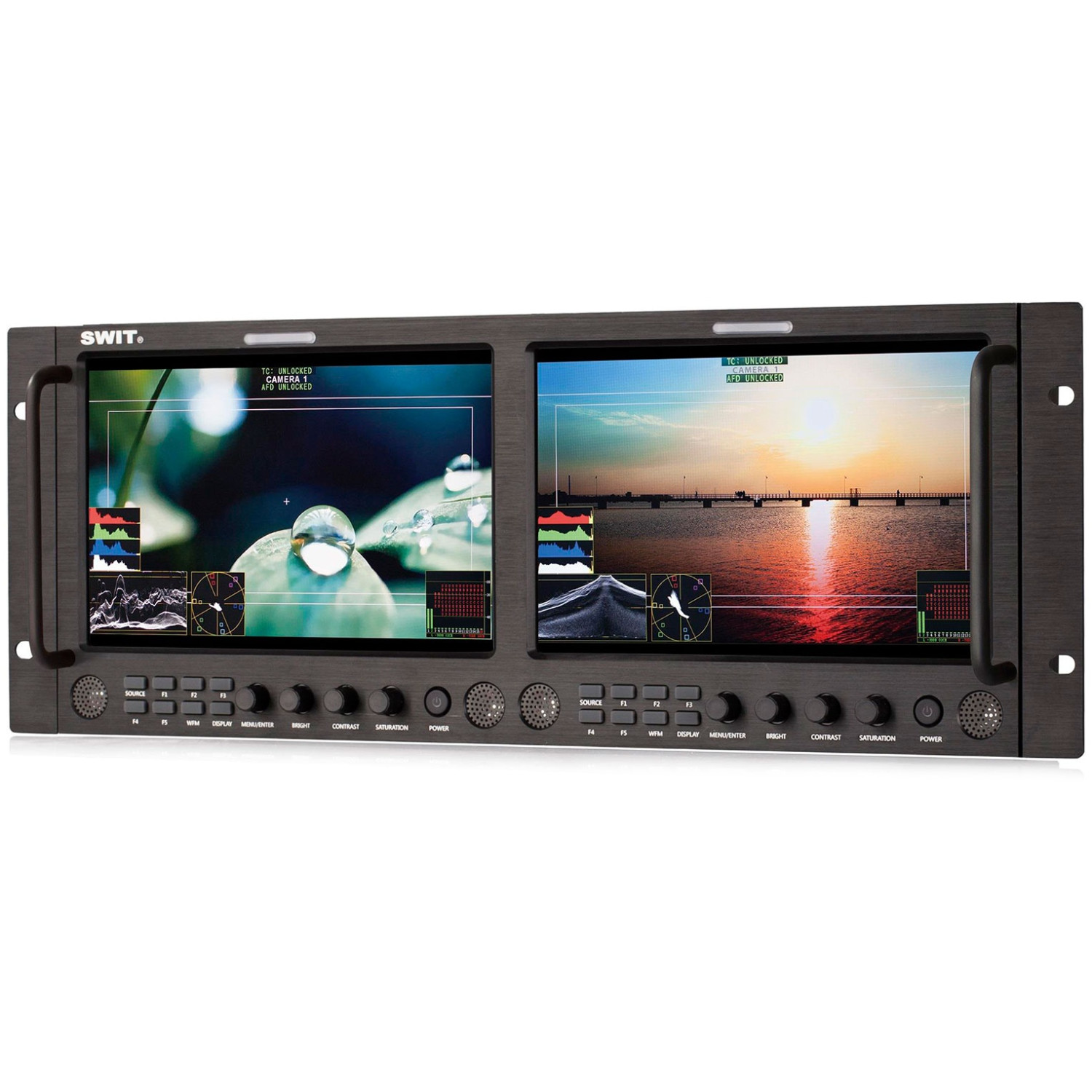 SWIT M-1093F | Podwójny monitor rackowy 2x 9", SDI, HDMI SWIT - 3