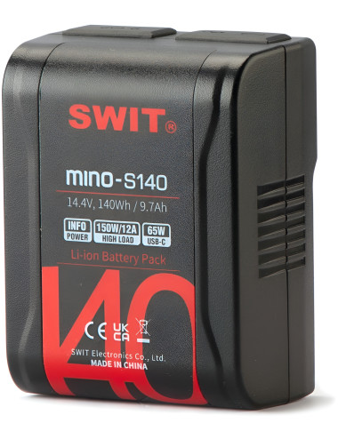 SWIT MINO-S140 | Akumulator Pocket V-Mount 140Wh, D-Tap, USB-A, USB-C SWIT - 1