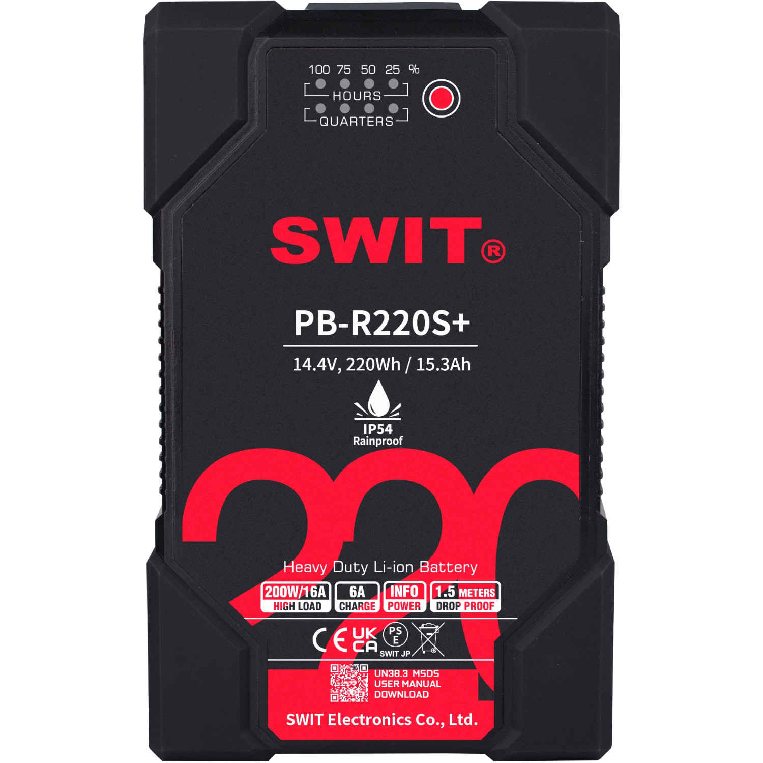 SWIT PB-R220S+ | Akumulator Heavy Duty V-Mount 220Wh, D-Tap SWIT - 1