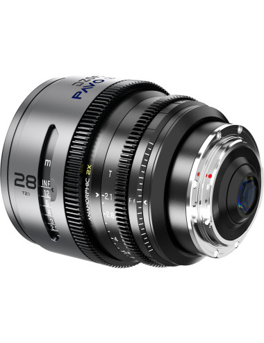 DZOFILM Pavo 2x Anamorphic 3-Lens Kit (28/40/75mm T2.1) PL/EF (S35) Blue DZOFILM - 5