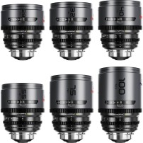 DZOFILM Pavo 2x Anamorphic 6-Lens Kit (28/32/40/55/75/100mm T2.1) PL/EF (S35) Neutral DZOFILM - 1