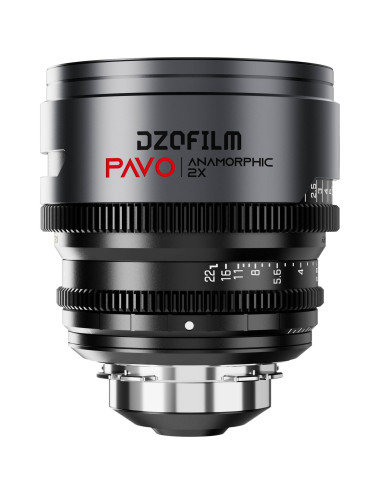 DZOFILM Pavo 2x Anamorphic 6-Lens Kit (28/32/40/55/75/100mm T2.1) PL/EF (S35) Neutral DZOFILM - 3
