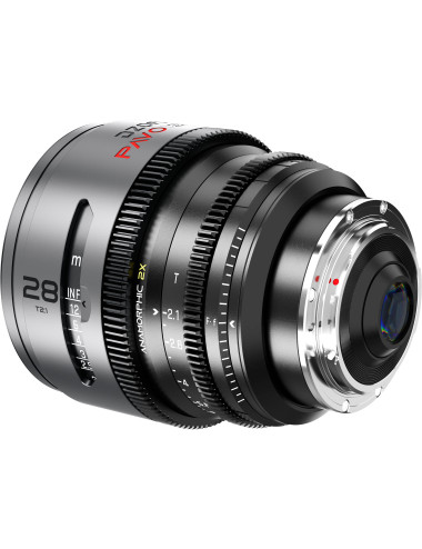 DZOFILM Pavo 2x Anamorphic 6-Lens Kit (28/32/40/55/75/100mm T2.1) PL/EF (S35) Neutral DZOFILM - 5