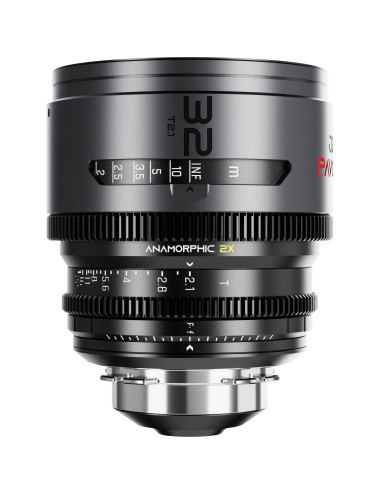 DZOFILM Pavo 2x Anamorphic 6-Lens Kit (28/32/40/55/75/100mm T2.1) PL/EF (S35) Neutral DZOFILM - 6