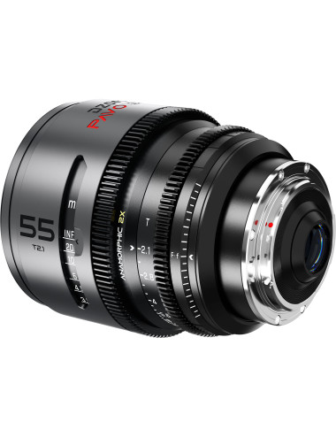 DZOFILM Pavo 2x Anamorphic 6-Lens Kit (28/32/40/55/75/100mm T2.1) PL/EF (S35) Neutral DZOFILM - 17