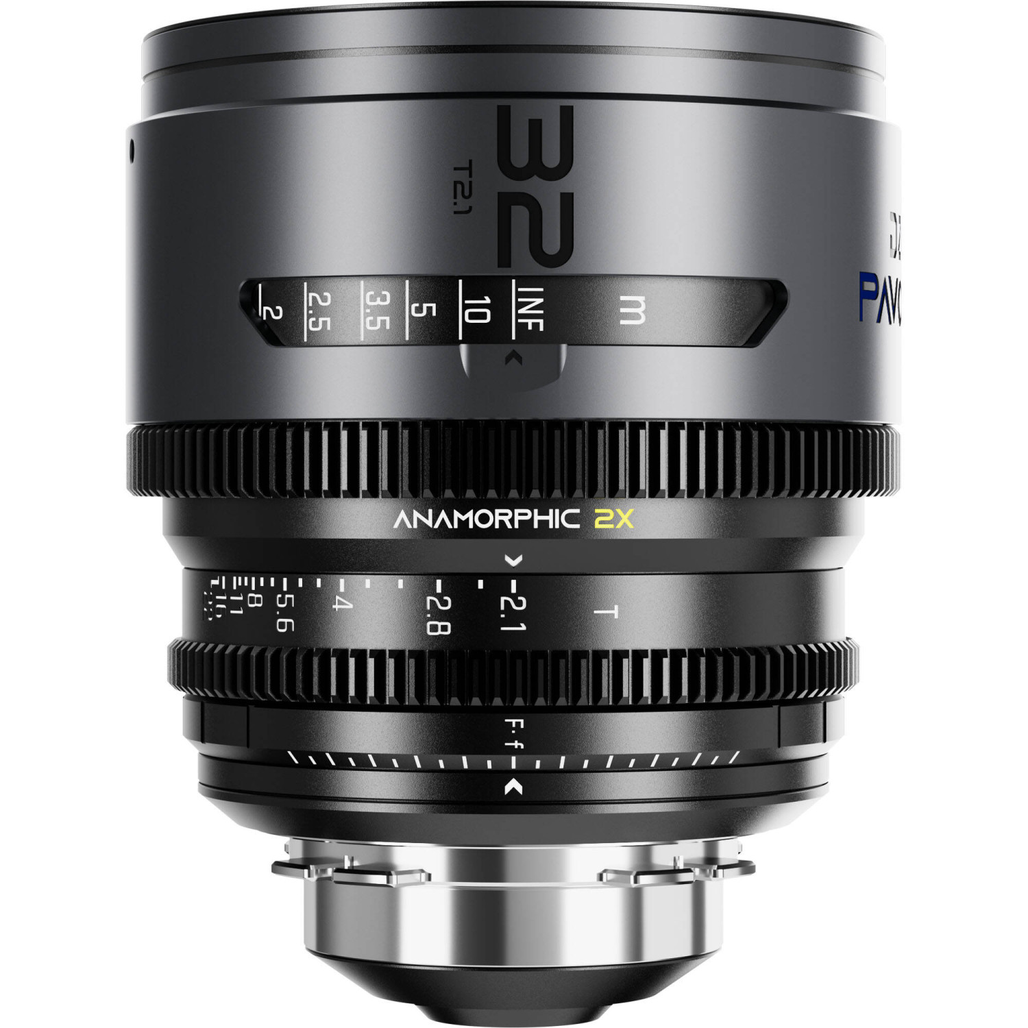 DZOFILM Pavo 2x Anamorphic 32mm T2.1 PL/EF Mount (S35) Neutral DZOFILM - 1