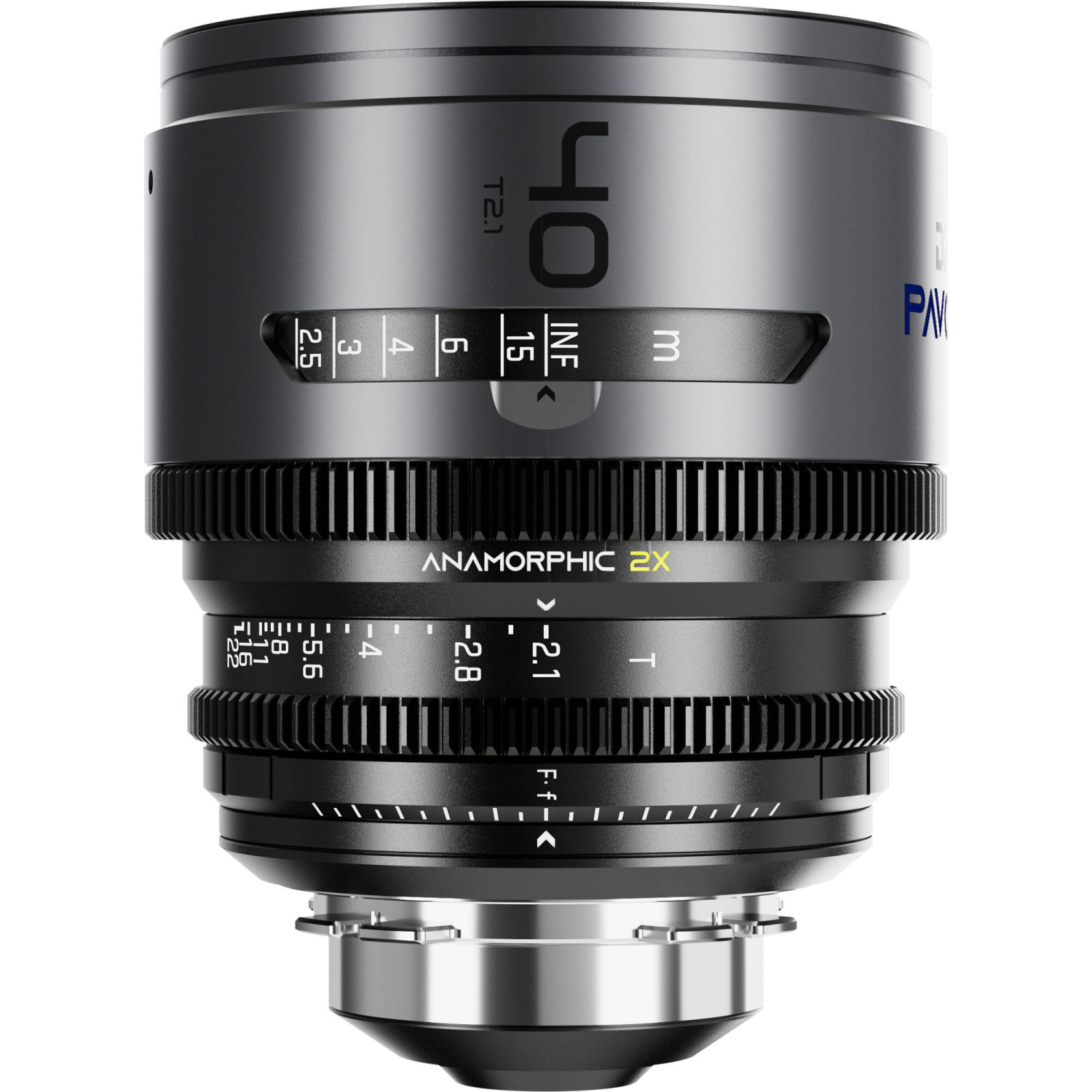 DZOFILM Pavo 2x Anamorphic 40mm T2.1 PL/EF Mount (S35) Blue DZOFILM - 1