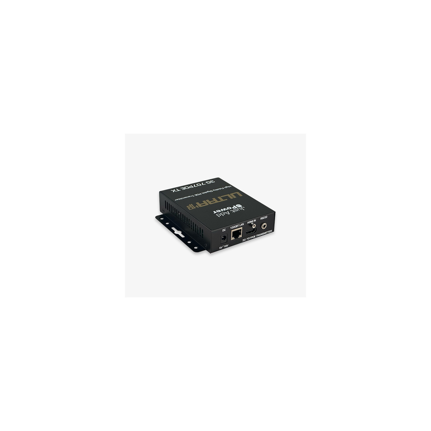 Just Add Power VBS-HDIP-707POE | Nadajnik audio i wideo, Ultra HD over IP, 3G, PoE 4K Just Add Power - 4