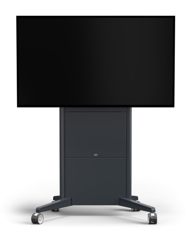 SMS Presence Mobile Motorized 2021 Flipster EU DG | Uchwyt mobilny stojak, obrotowy do ekranu na kołach 75" SMS - 1