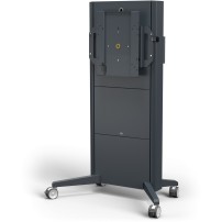 SMS Presence Mobile Motorized 2021 Flipster EU DG | Uchwyt mobilny stojak, obrotowy do ekranu na kołach 75" SMS - 2
