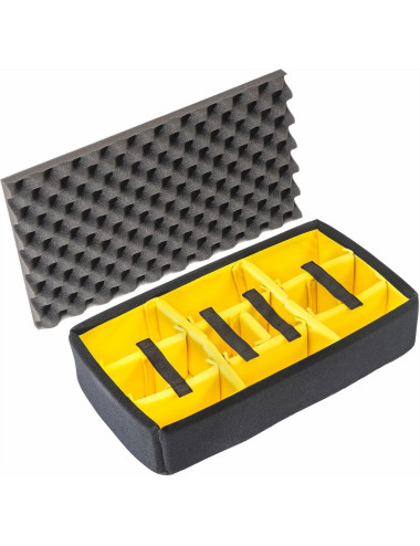 Peli 1525 Padded Dividers | Wypełnienie, miękki organizer do skrzyń Peli 1525 Air Case