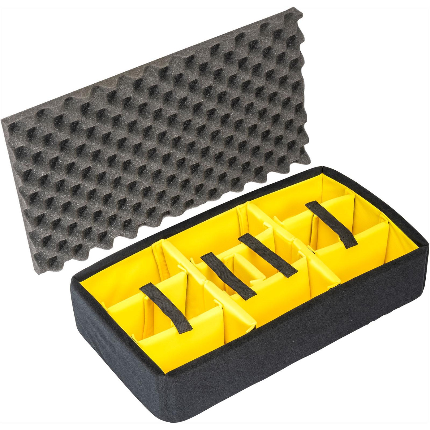 Peli 1555 Padded Dividers | Wypełnienie, miękki organizer do skrzyń Peli 1555 Air Case