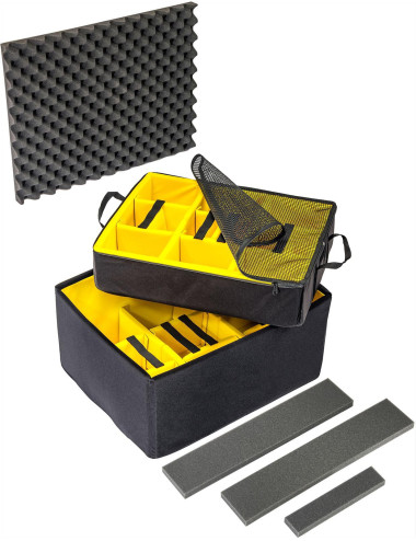 Peli 1637 Padded Dividers | Wypełnienie, miękki organizer do skrzyń Peli 1637 Air Case